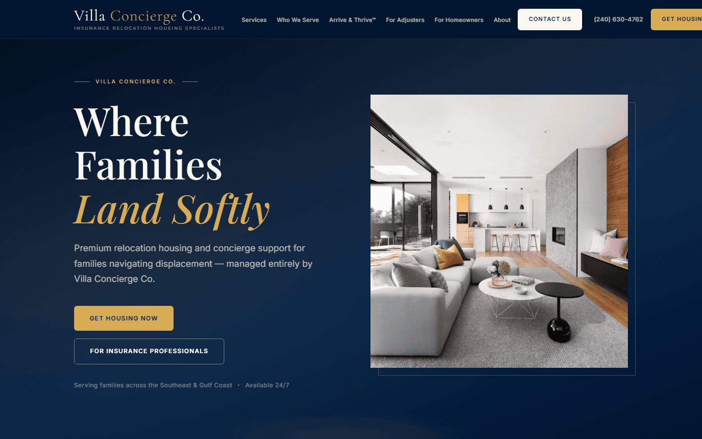 Villa Concierge Co live site